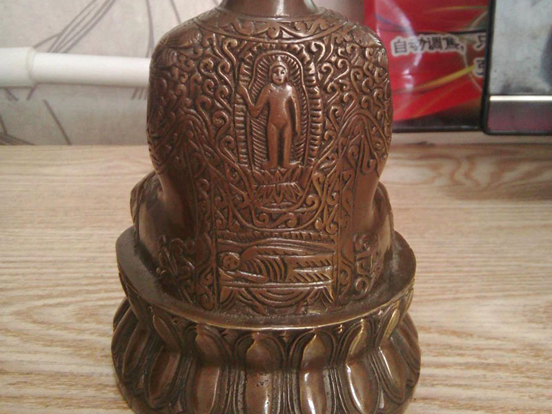 紅銅佛氧化后啥樣？